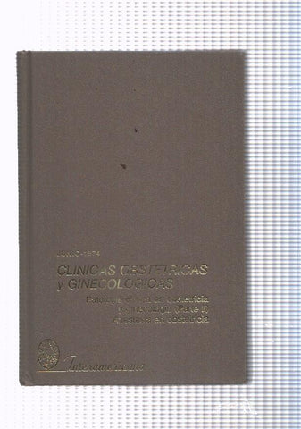 Clinicas obstetricas y ginecologias junio 1974 Patologia clinica en obstetricia y