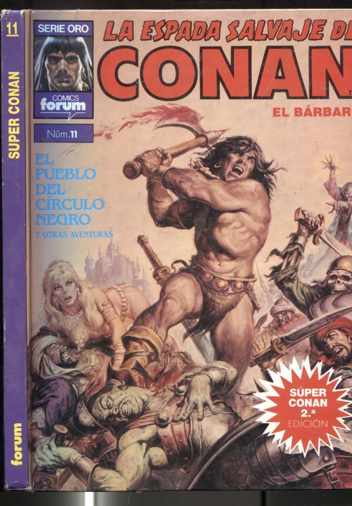 Super Conan 2ª edicion numero 11: El pueblo del circulo negro