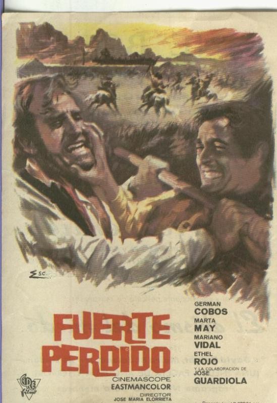 Programas de cine: Fuerte perdido