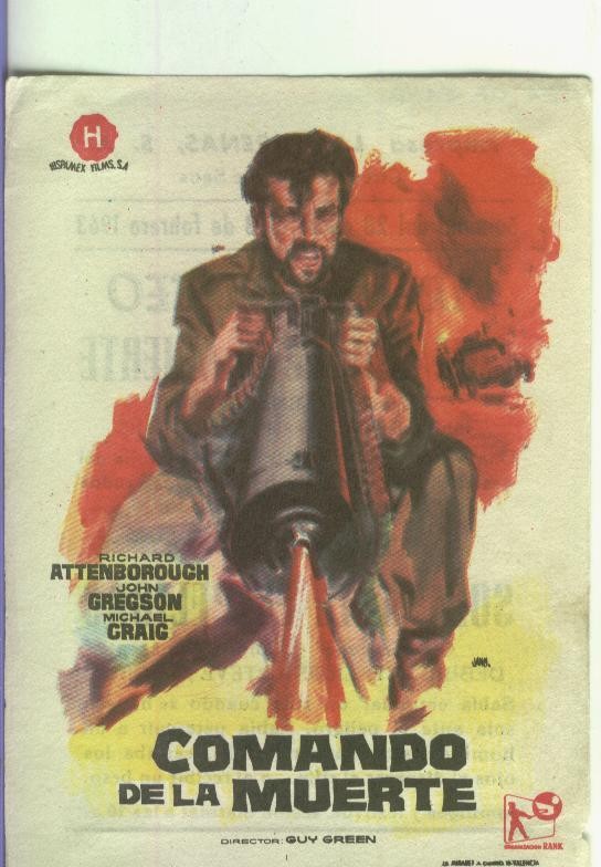 Programas de cine: Comandos de la muerte