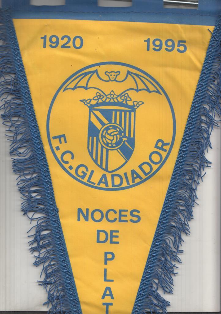 Banderin: F.C.Gladiador noches de plati