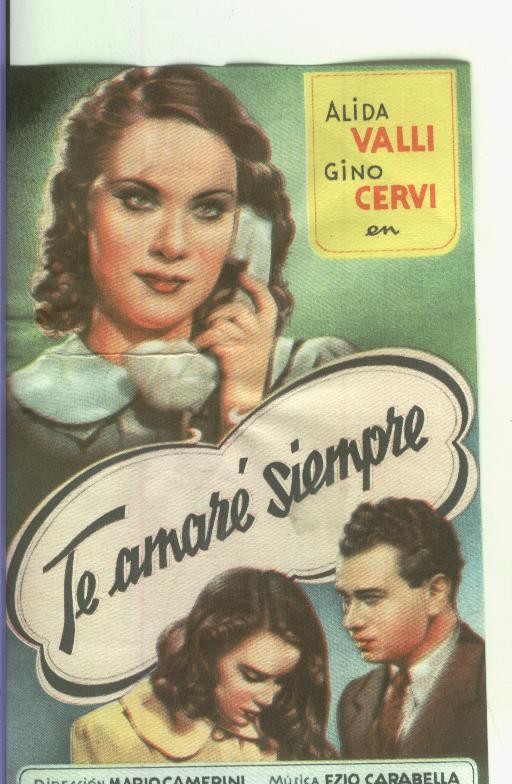 Programas de Cine: Te amare siempre