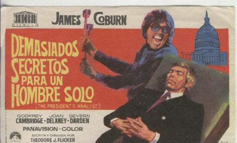 Programas de Cine: Demasiados secretos para un hombre solo