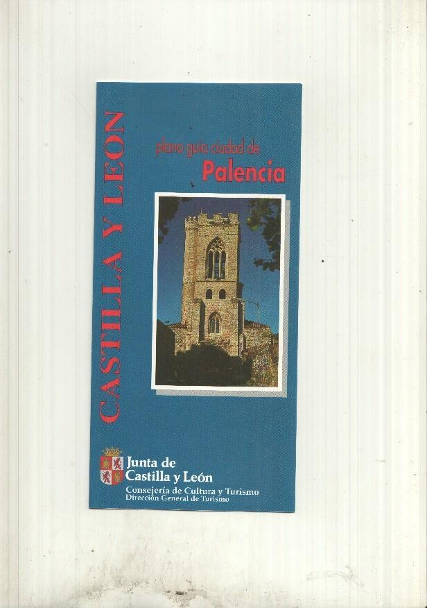 Triptico Castilla-Leon: Plano guia ciudad de Palencia