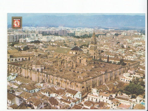 Postal JC02: Cordoba. Vista aerea. Mezquita de Cordoba y alrededores