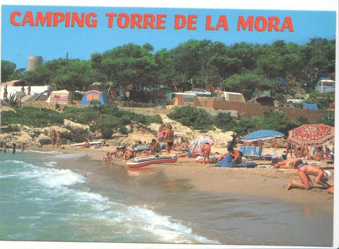 Postal JC019: Costa Dorada - Tarragona. Camping Torre de la Mora