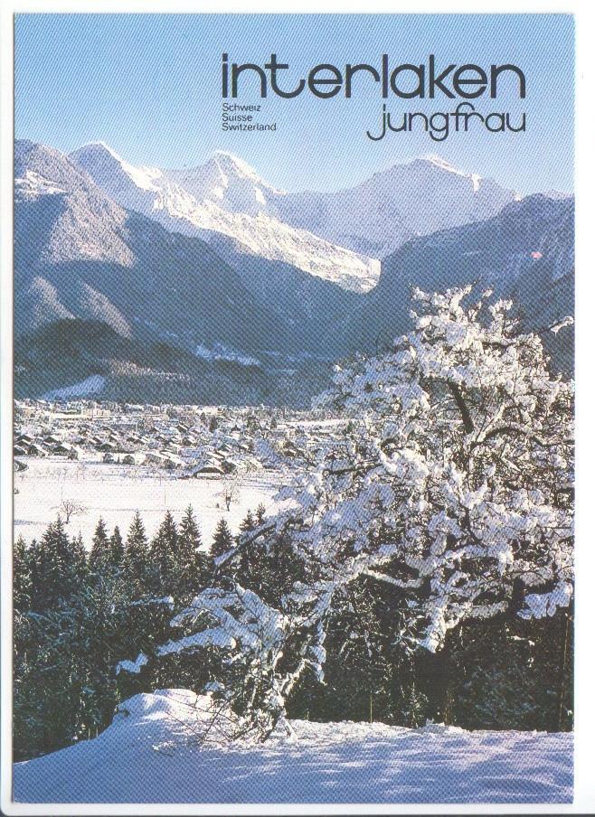 Postal JC023: Interlaken Jungfrau (Berner Oberland) - Suisse (Suiza)