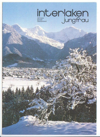 Postal JC023: Interlaken Jungfrau (Berner Oberland) - Suisse (Suiza)