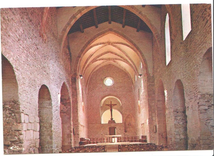 Postal JC051: St-Michel-de-Cuxa (Pyr.-Or.), Interieur de l'eglise