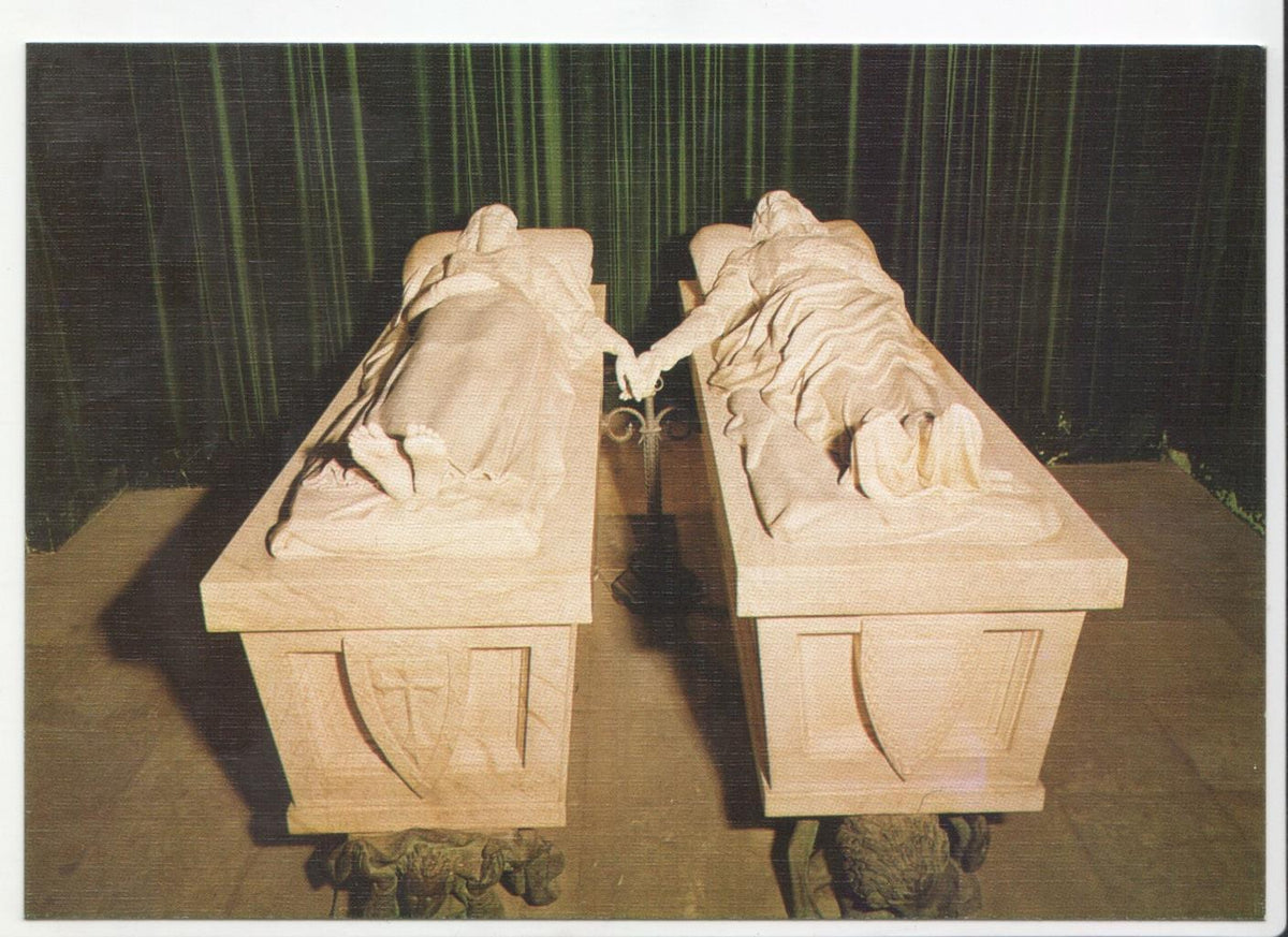 Postal JC074: Teruel. Mausoleo a Los Mamantes obra de Juan de Avalos