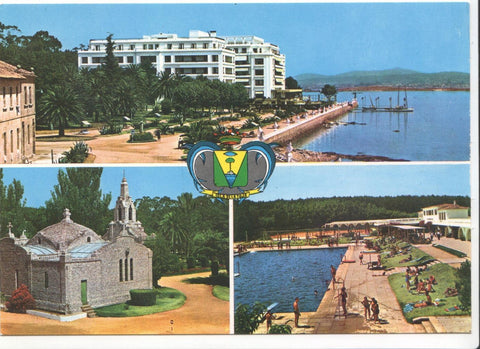 Postal JC0113: La Toja (Pontevedra). Gran Hotel. Capilla. Piscina