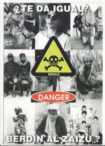 Postal JC0130: Minas, danger. Te da igual? Berdin al zaizu?