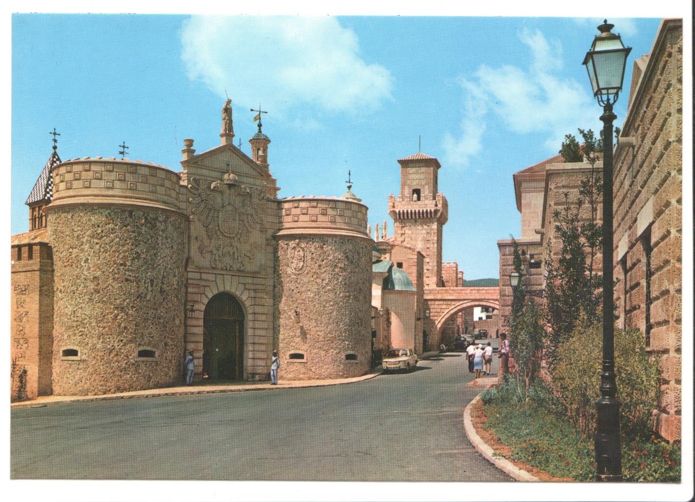 Postal JC0144: Palma de Mallorca. Pueblo Español. Puerta de Nisagra Nueva (Toledo)