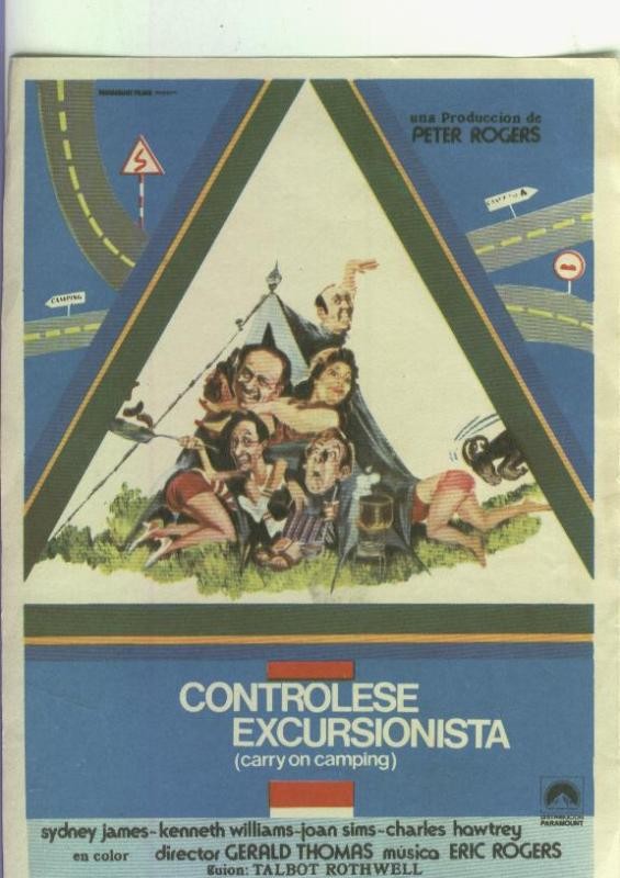 Programas de Cine: Controlese excursionista