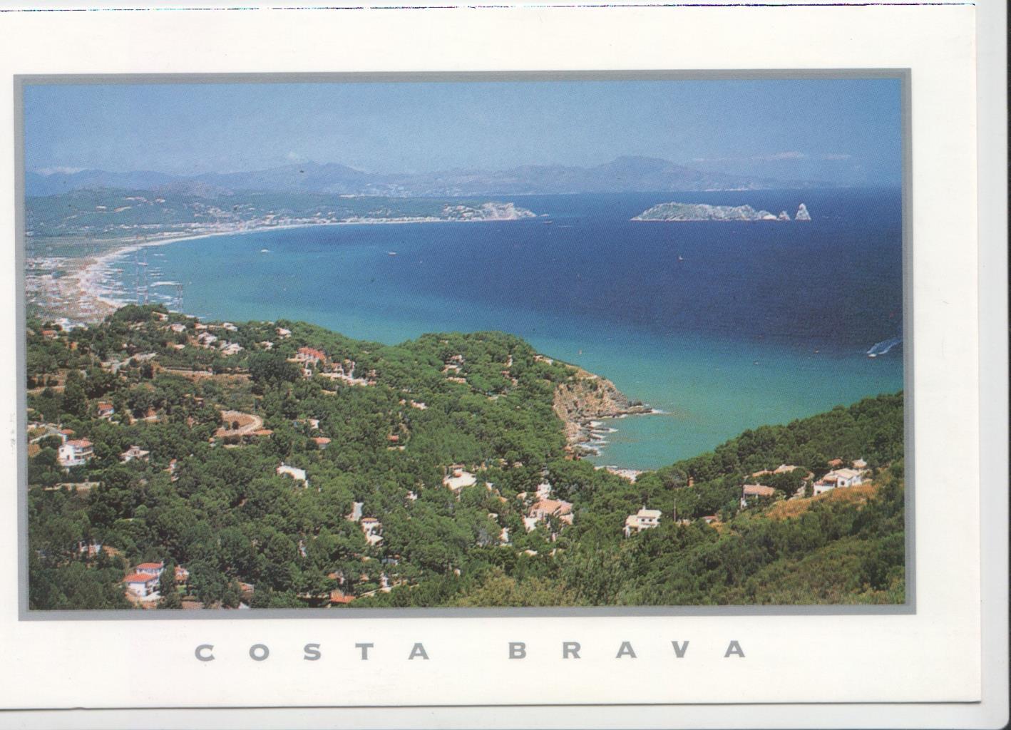 Postal JC0162: Costa Brava. Platja de Pals. Les Medes