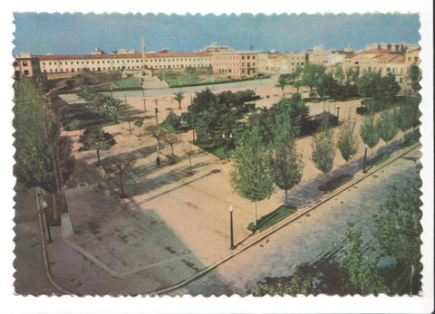 Postal JC0170: Mahon (Menorca). Plaza de la Explanada. Postal con cantos serrados