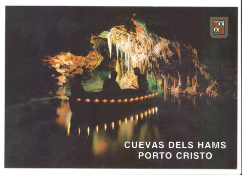 Postal JC0178: Porto Cristo (Manacor). Mallorca. Concierto en el lago Mar de Venecia - Cuevas dels Hams