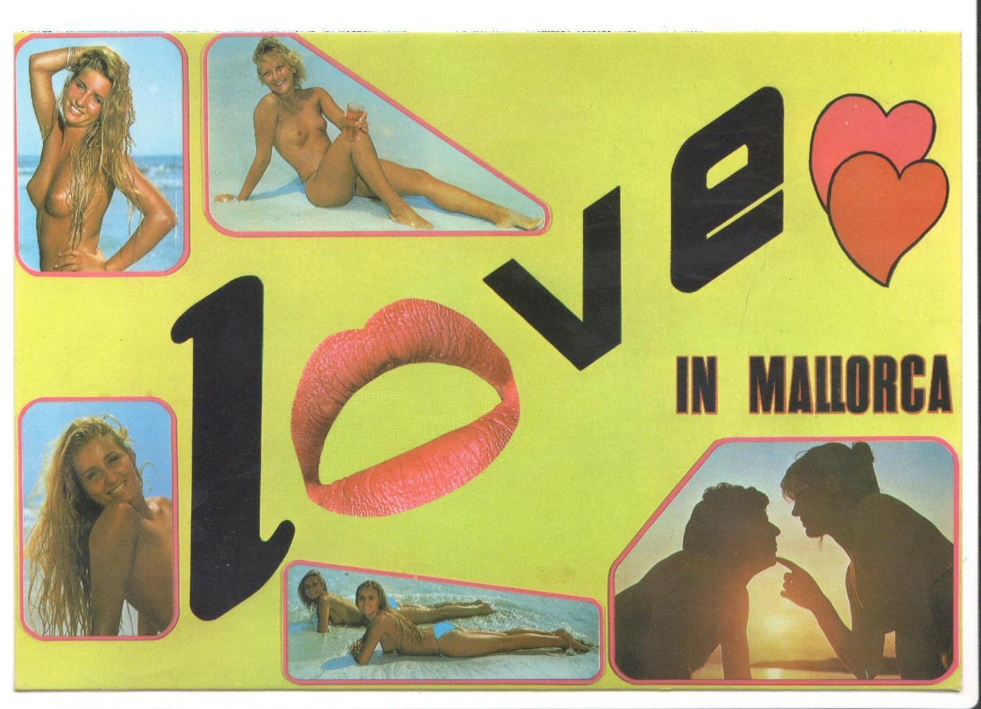 Postal JC0182: Mallorca, isla del amor