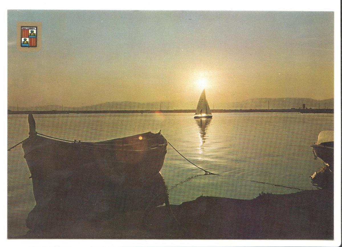 Postal JC0185: Mallorca. Atardecer.