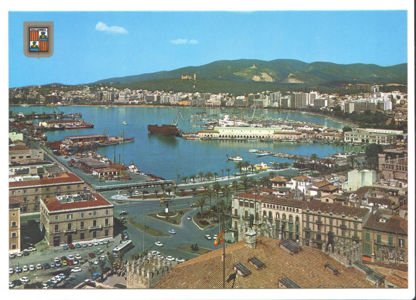 Postal JC0190: Mallorca. Palma. Vista general. Puerto