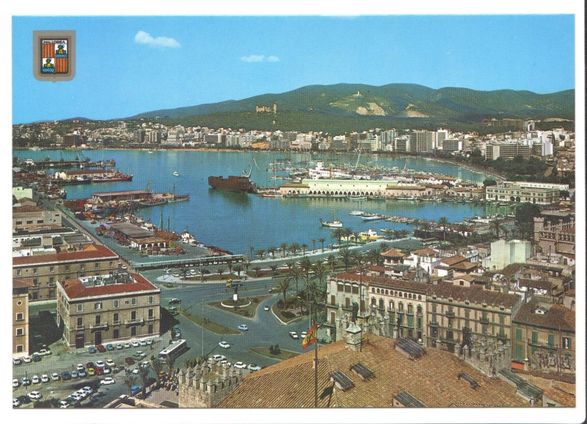Postal JC0190: Mallorca. Palma. Vista general. Puerto