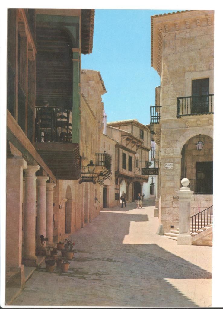 Postal JC0193: Palma de Mallorca. Pueblo Español. Calle Mayor