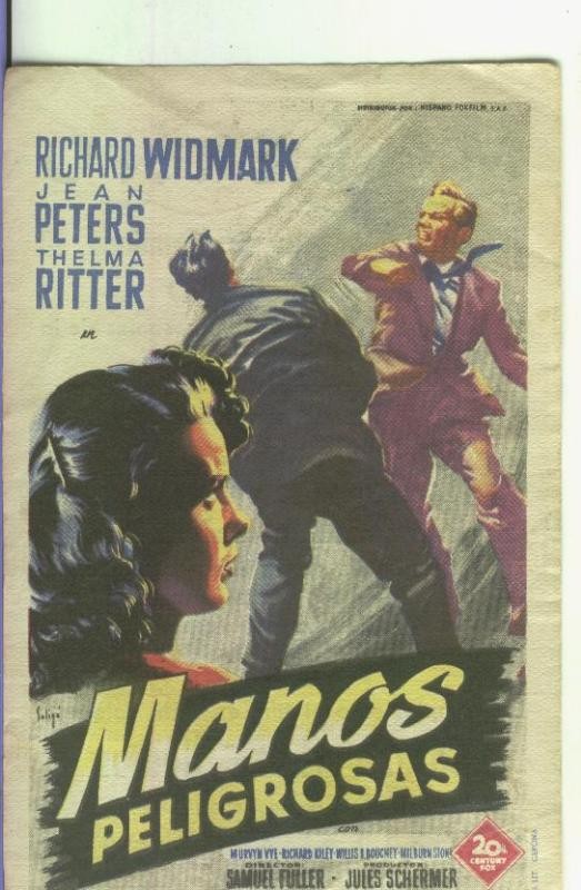 Programas de Cine: Manos peligrosas