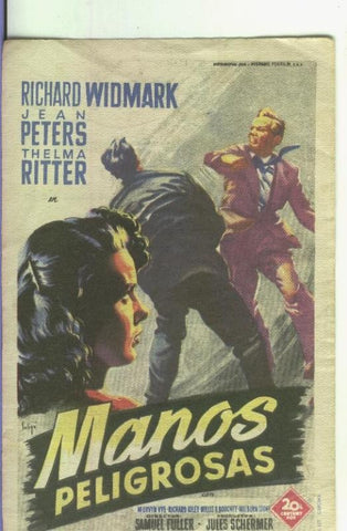 Programas de Cine: Manos peligrosas