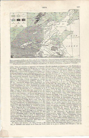 LAMINA ESPASA 34987: Mapa esquematico del norte de China