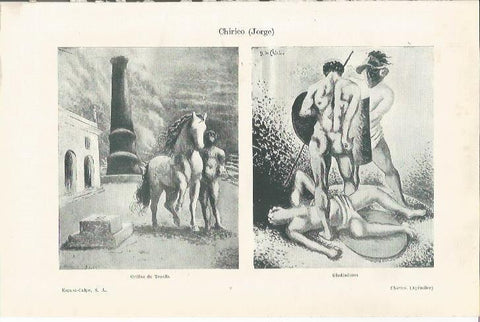 LAMINA ESPASA 34991: Orillas de Tesalia y Gladiadores, por Jorge Chirico