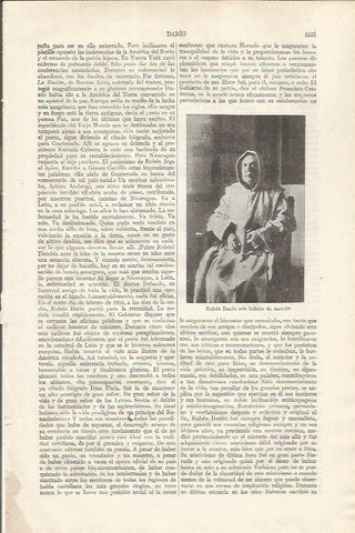 LAMINA ESPASA 34969: Ruben Dario con habito de cartujo