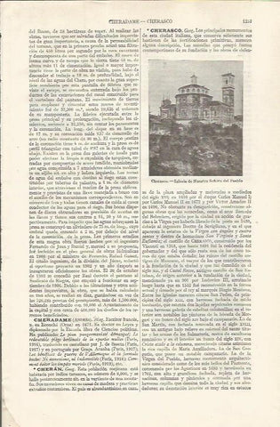 LAMINA ESPASA 34955: Iglesia de Nuestra Señora del Pueblo en Cherasco, Italia