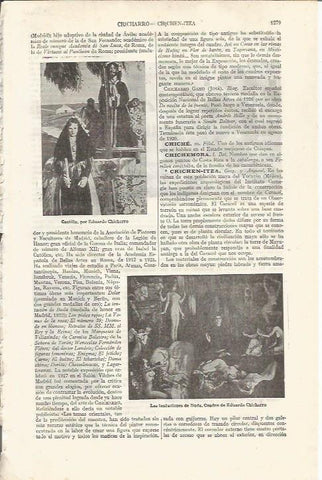 LAMINA ESPASA 34961: Castilla, por E. Chicharro