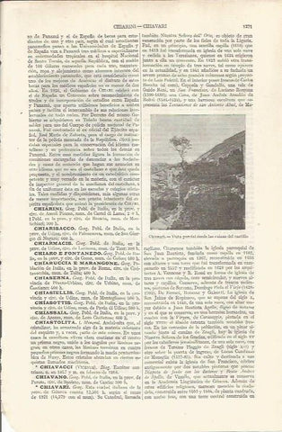 LAMINA ESPASA 34957: Ruinas del Castillo de Chiavari