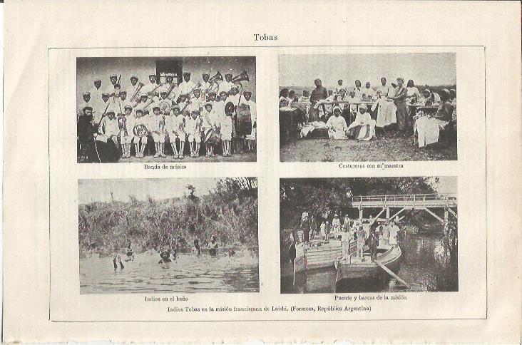 LAMINA ESPASA 35030: Indios Tobas en Laishi, Argentina