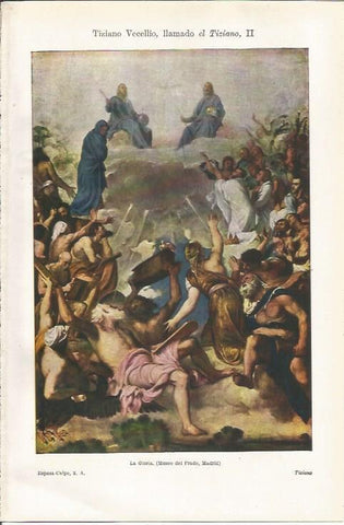 LAMINA ESPASA 35023: La Gloria, por Tiziano