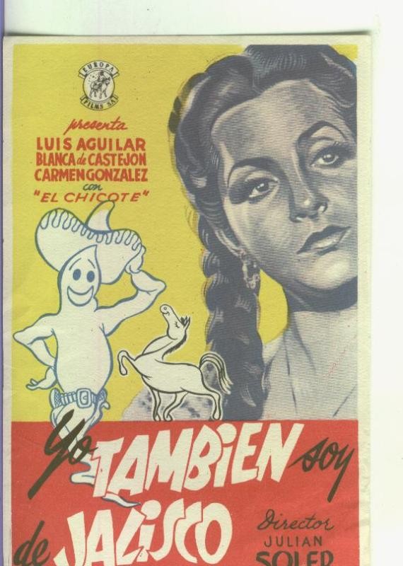 Programas de Cine: Yo tambien soy Jalisco