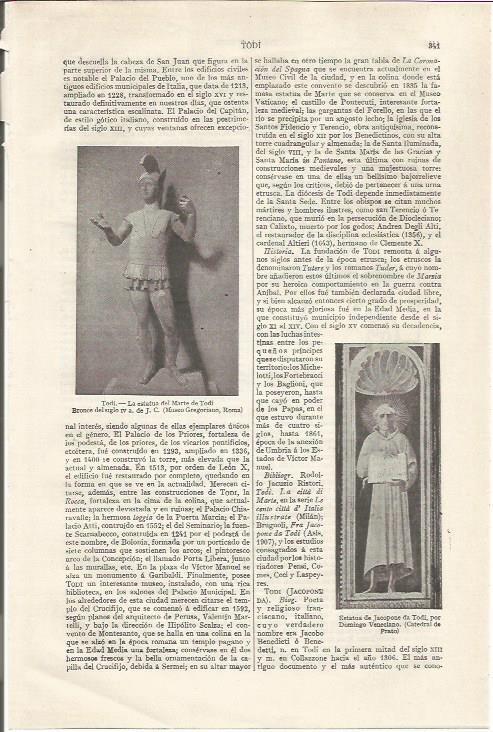 LAMINA ESPASA 35041: Estatua del Marte de Todi