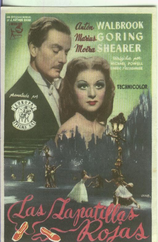 Programas de Cine: las zapatillas rojas