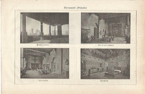 LAMINA ESPASA 34875: Detalles del Palacio Davanzati de Florencia