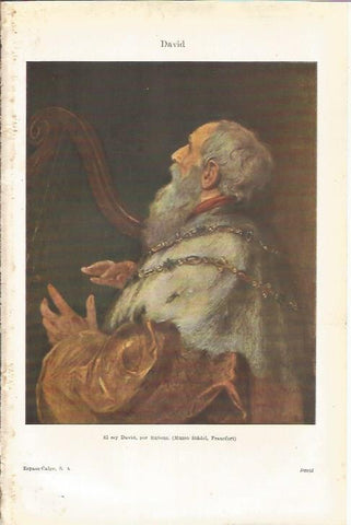 LAMINA ESPASA 34880: El rey David, por Rubens