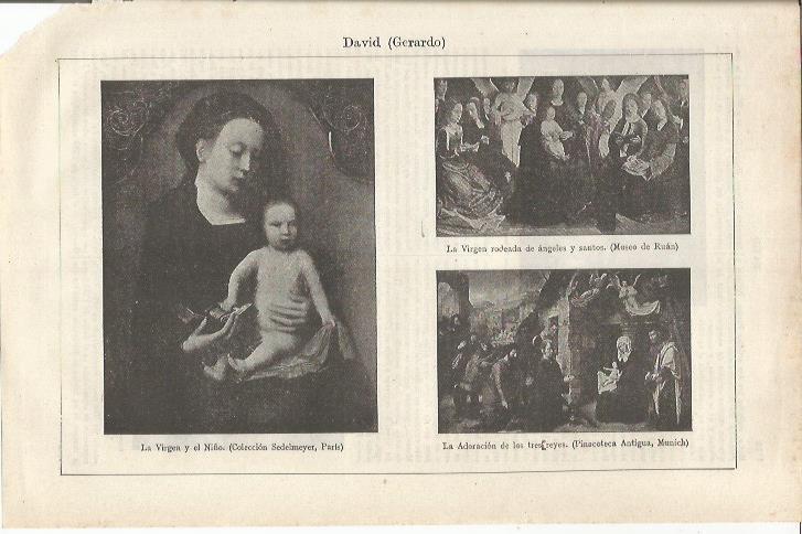 LAMINA ESPASA 34883: Obras por Gerard David
