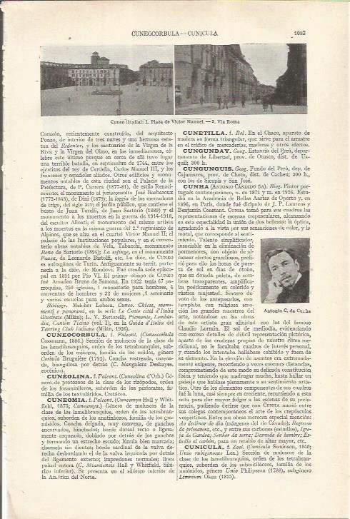 LAMINA ESPASA 34941:  Plaza y Via Roma en Cuneo, Italia