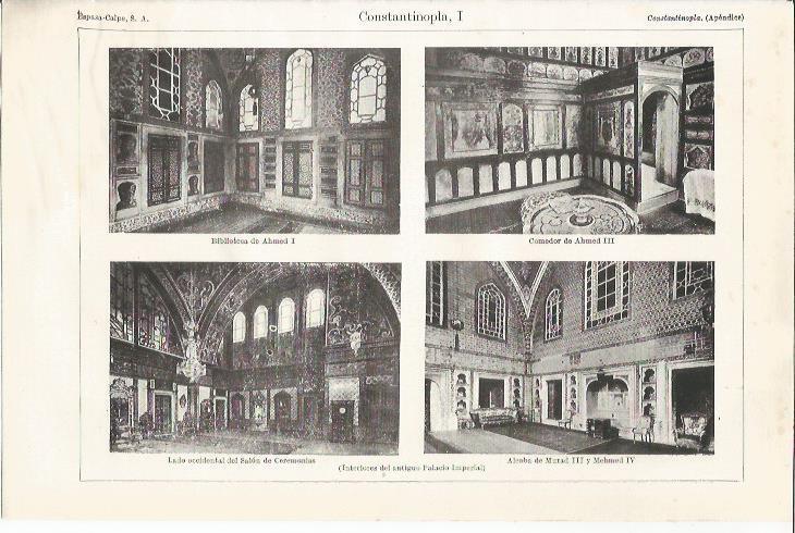 LAMINA ESPASA 34893:  Antiguo Palacio Imperial de Estambul