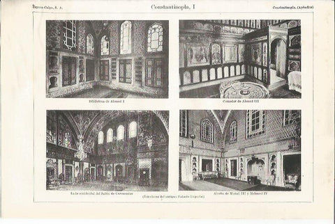 LAMINA ESPASA 34893:  Antiguo Palacio Imperial de Estambul