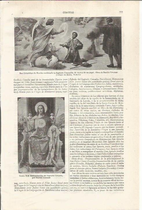 LAMINA ESPASA 34902: San Estanislao de Kotska, por Martin Coronas