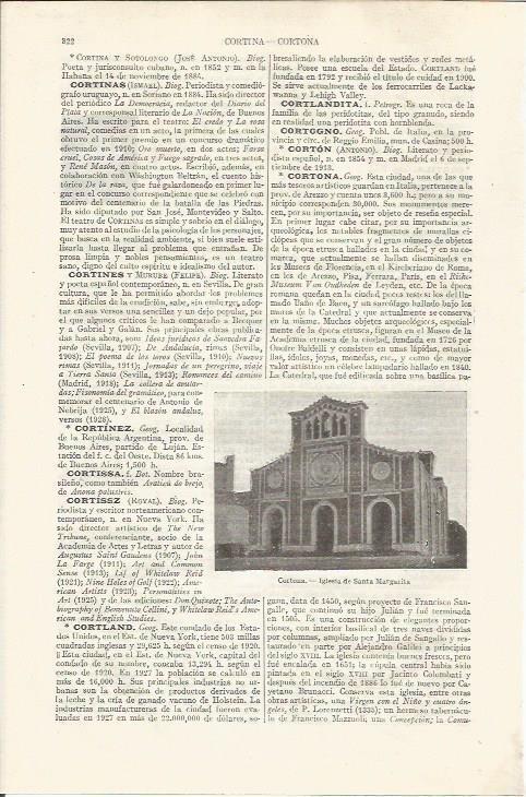 LAMINA ESPASA 34909: Iglesia de Santa Margarita, en Cortona