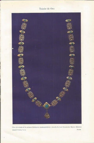 LAMINA ESPASA 35048: Collar hecho en la joyeria Jose Fernandez Mayor de Madrid