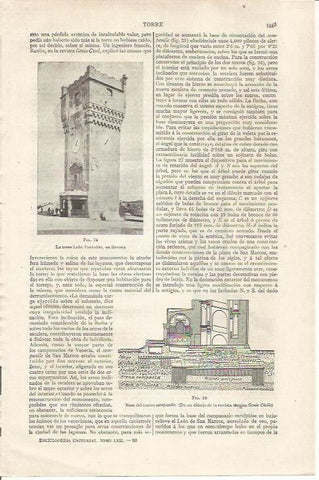 LAMINA ESPASA 35187: Torre Leon Pancaldo en Savona