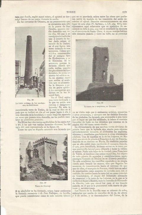 LAMINA ESPASA 35190: Torre de los perdigones en Baltimore
